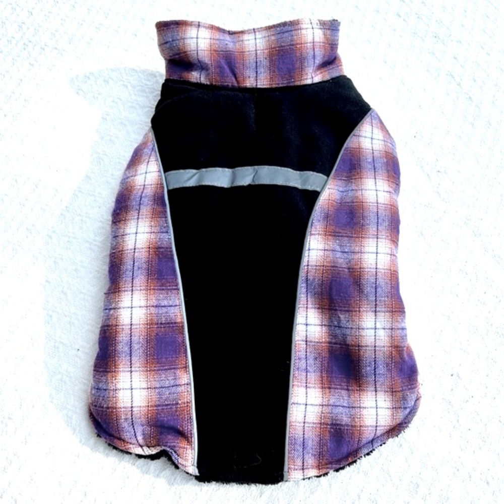 DOG WINTER JACKET REVERSIBLE COAT REFLECTIVE